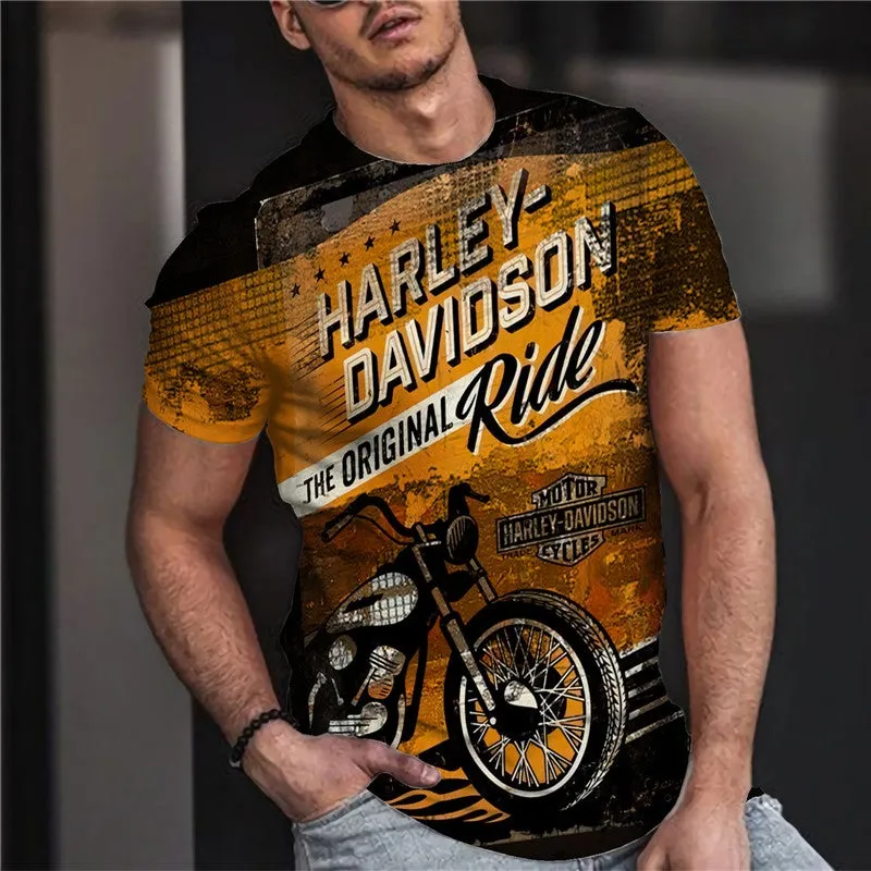 3D Graphic Printed Hoodies Harley Davidson