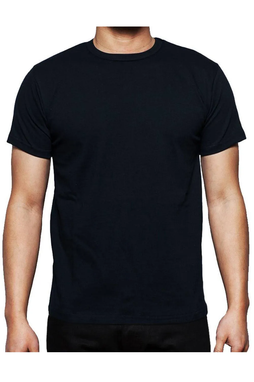 7 Pack Mens Plain Polycotton T-shirt