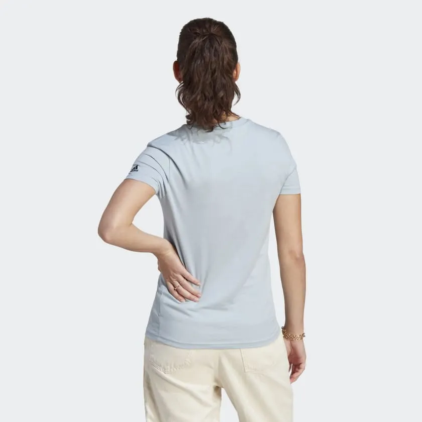 Adidas Essentials Slim Logo Womens Tee