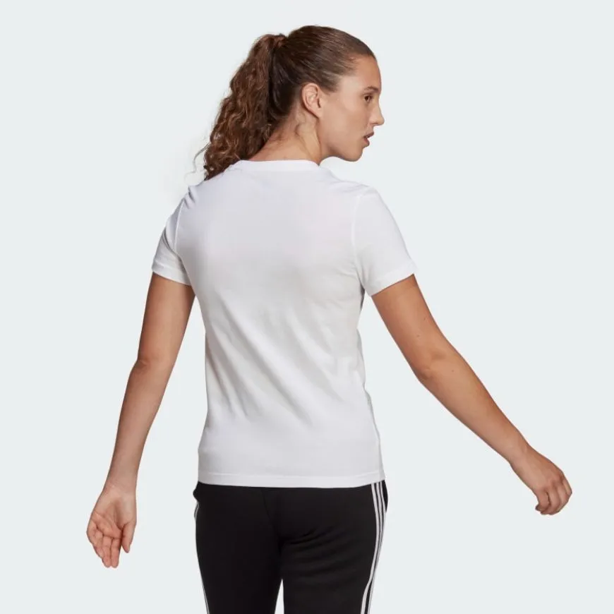 Adidas Essentials Women Lifestyle T-Shirt White/Black