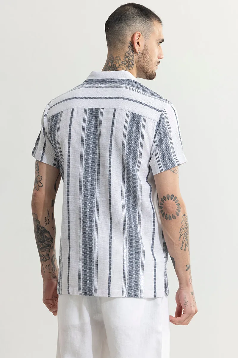 Aspect Stripe Grey Shirt