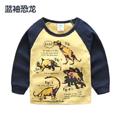 Baby Boys 2-10T Long Animal Sweatshirts