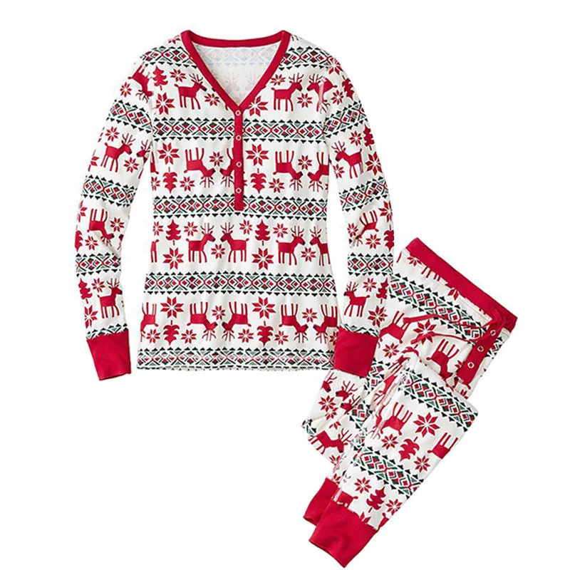 Christmas Parent-Child Pajamas Two-Piece Family pajamas set, lioness-love