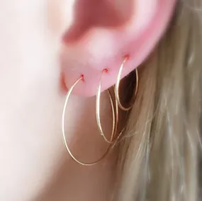 Delicate Hoop Earrings