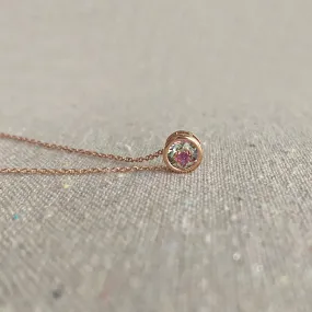 Diamante Slider Pendant Necklace • 6mm