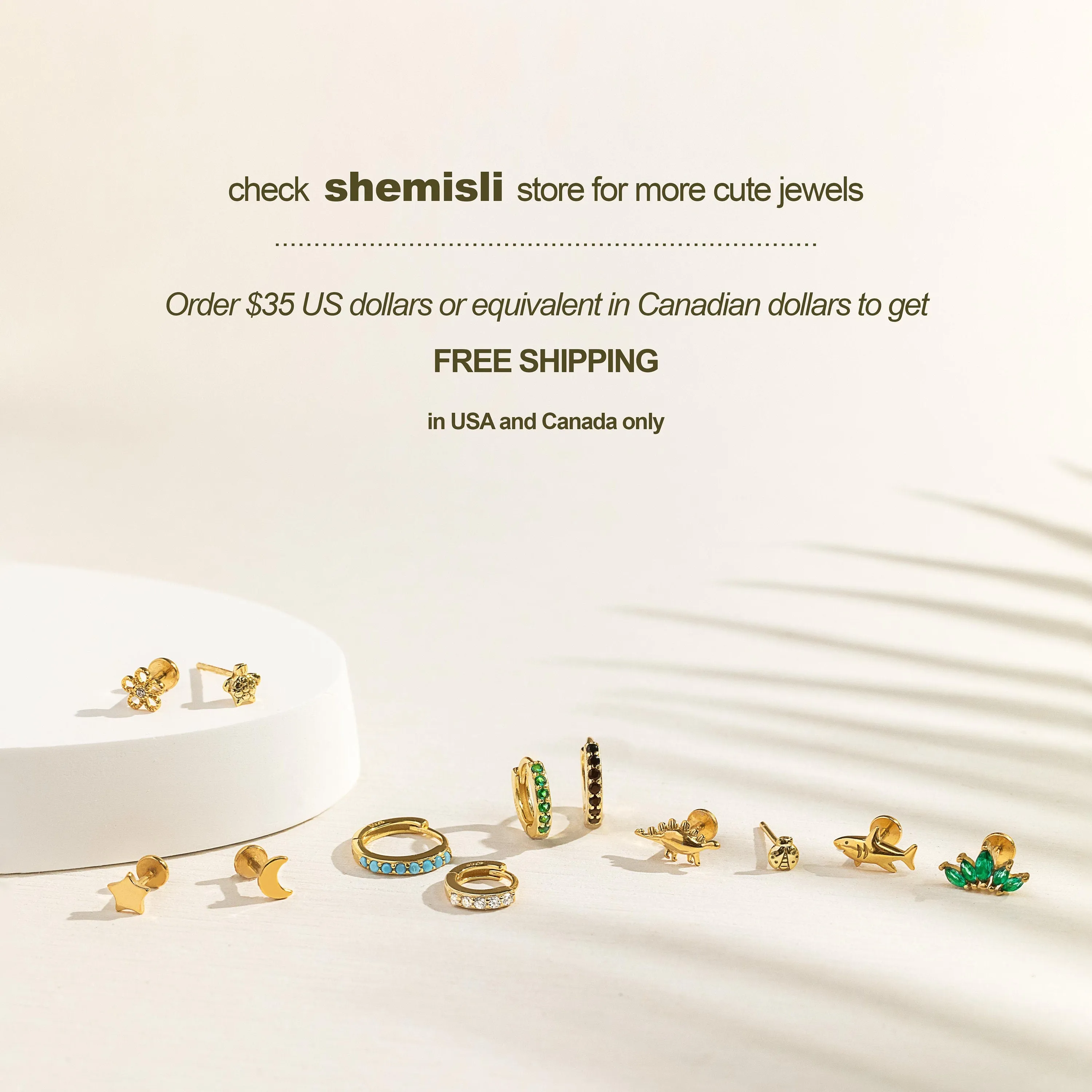 Double Chain Helix Earrings With Screw Ball End, Unisex, Gold, Silver SHEMISLI SS1332 (Type A Ball End)