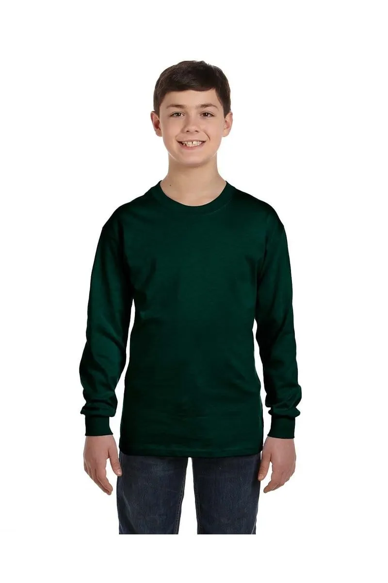 Gildan G540B: Youth Heavy Cotton™ Long-Sleeve T-Shirt