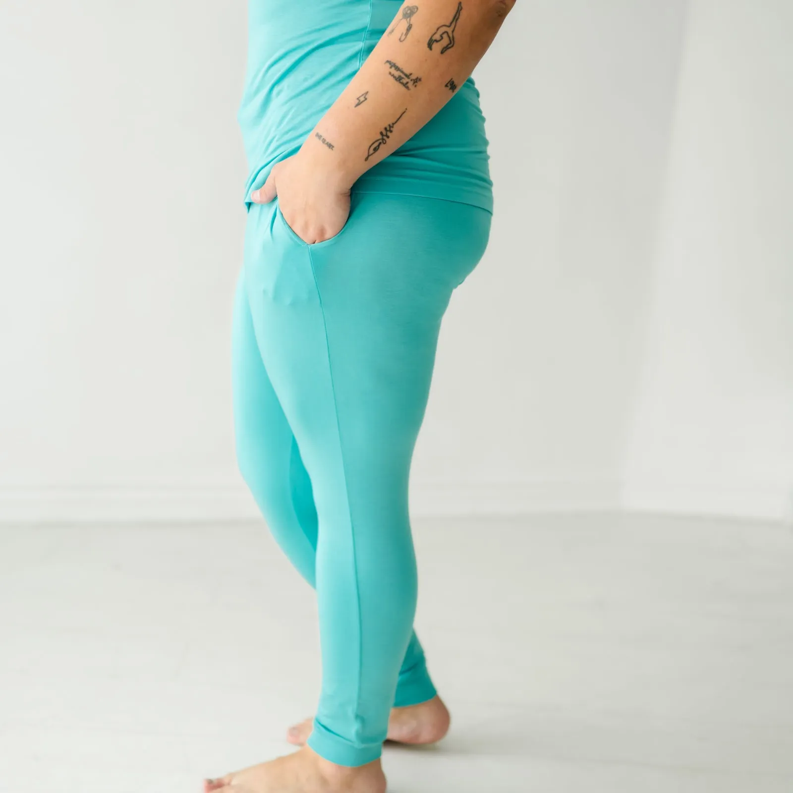 Glacier Turquoise Women's Pajama Pants