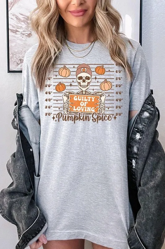 Guilty Of Loving Pumpkin Spice Graphic Tee