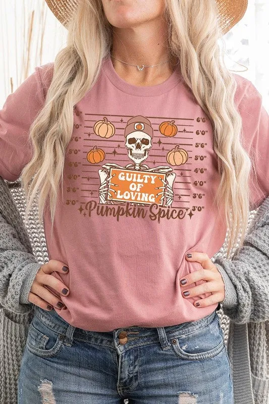 Guilty Of Loving Pumpkin Spice Graphic Tee