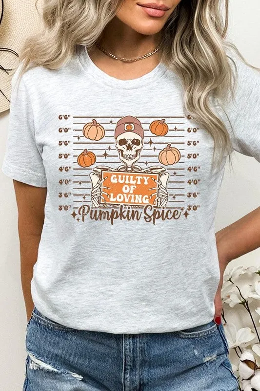 Guilty Of Loving Pumpkin Spice Graphic Tee