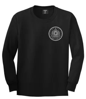 Illuminati Eye Triangle Long Sleeve T-Shirt