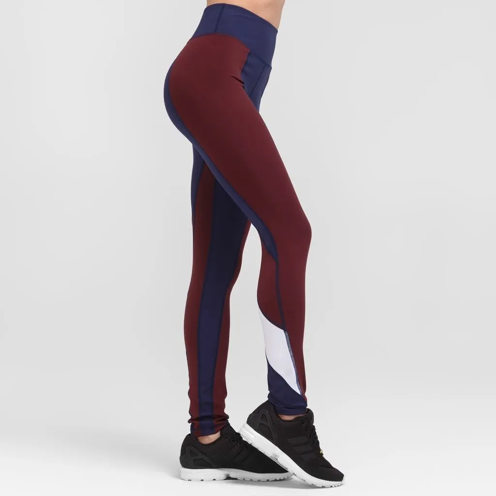 Lia Burgundy Leggings