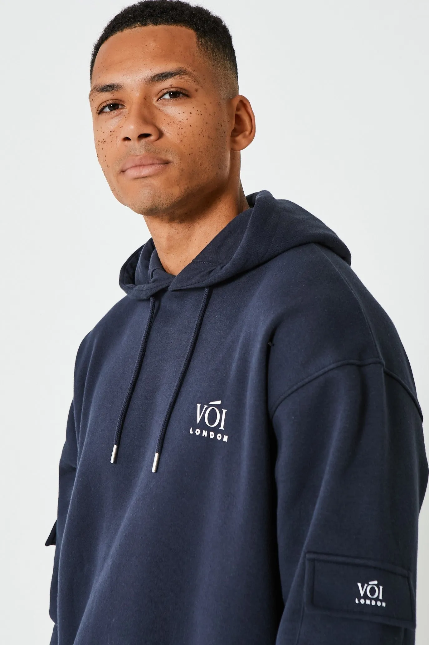 Mansfield Street Oversized Cargo Tracksuit - Navy