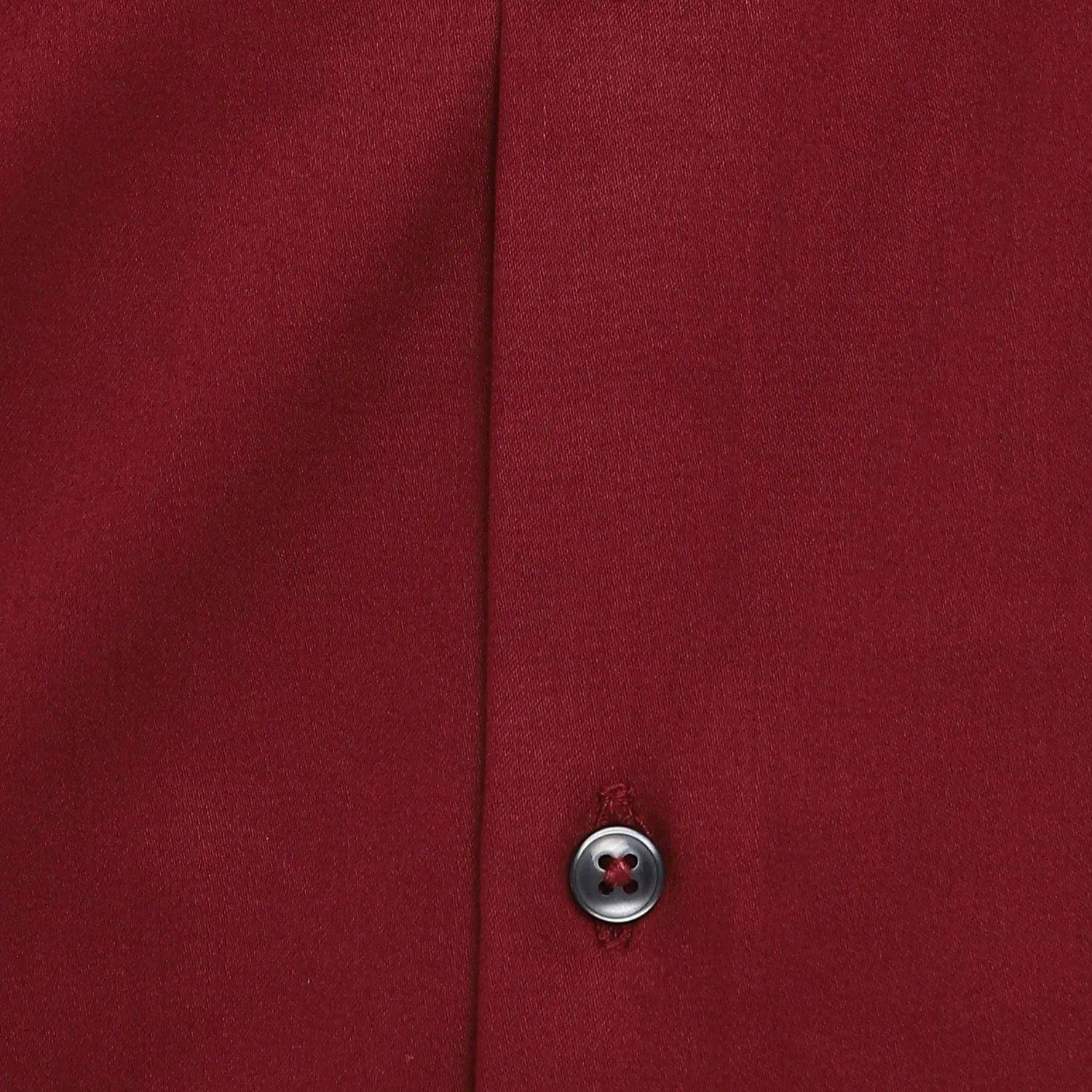 Maroon Cotton Solid Slim Fit Shirt