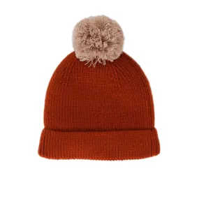 Oslo Merino Ribbed Beanie Chestnut