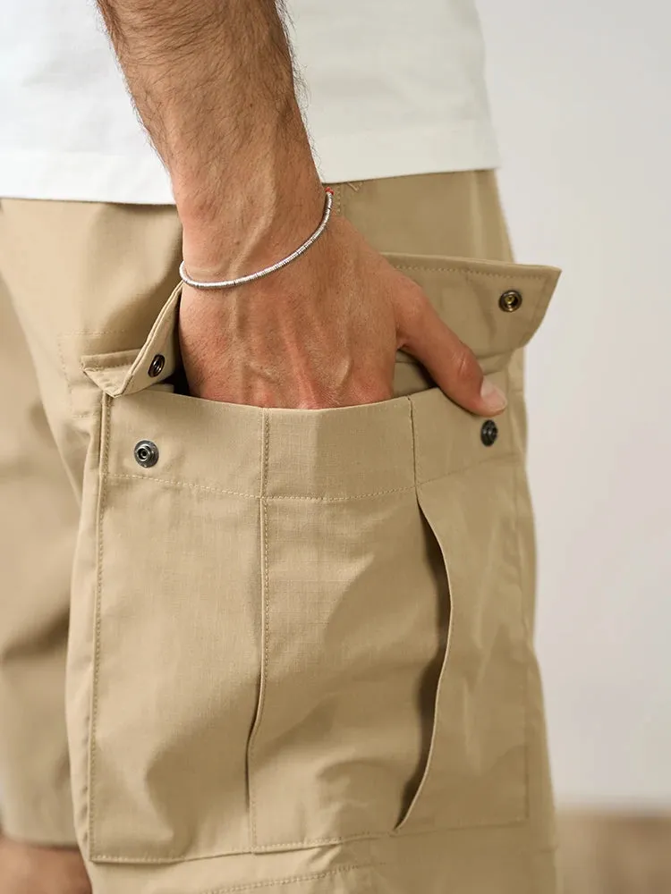 Oversize Lightweight Quick Dry Cargo Drawstring Shorts for Men