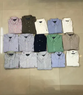 Polo Ralph Lauren Button Down Shirts - 17 Pcs