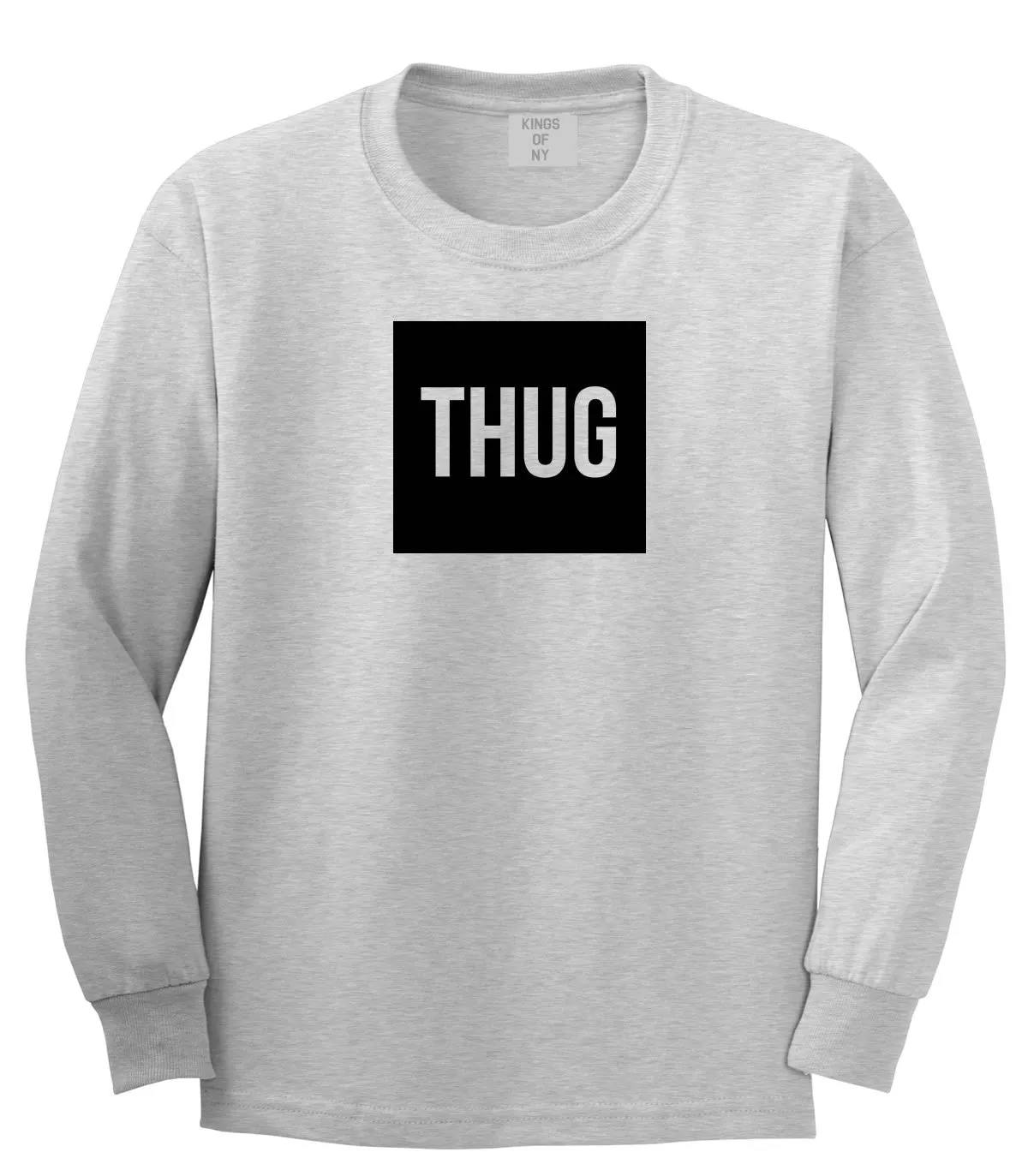 Thug Gangsta Box Logo Long Sleeve T-Shirt