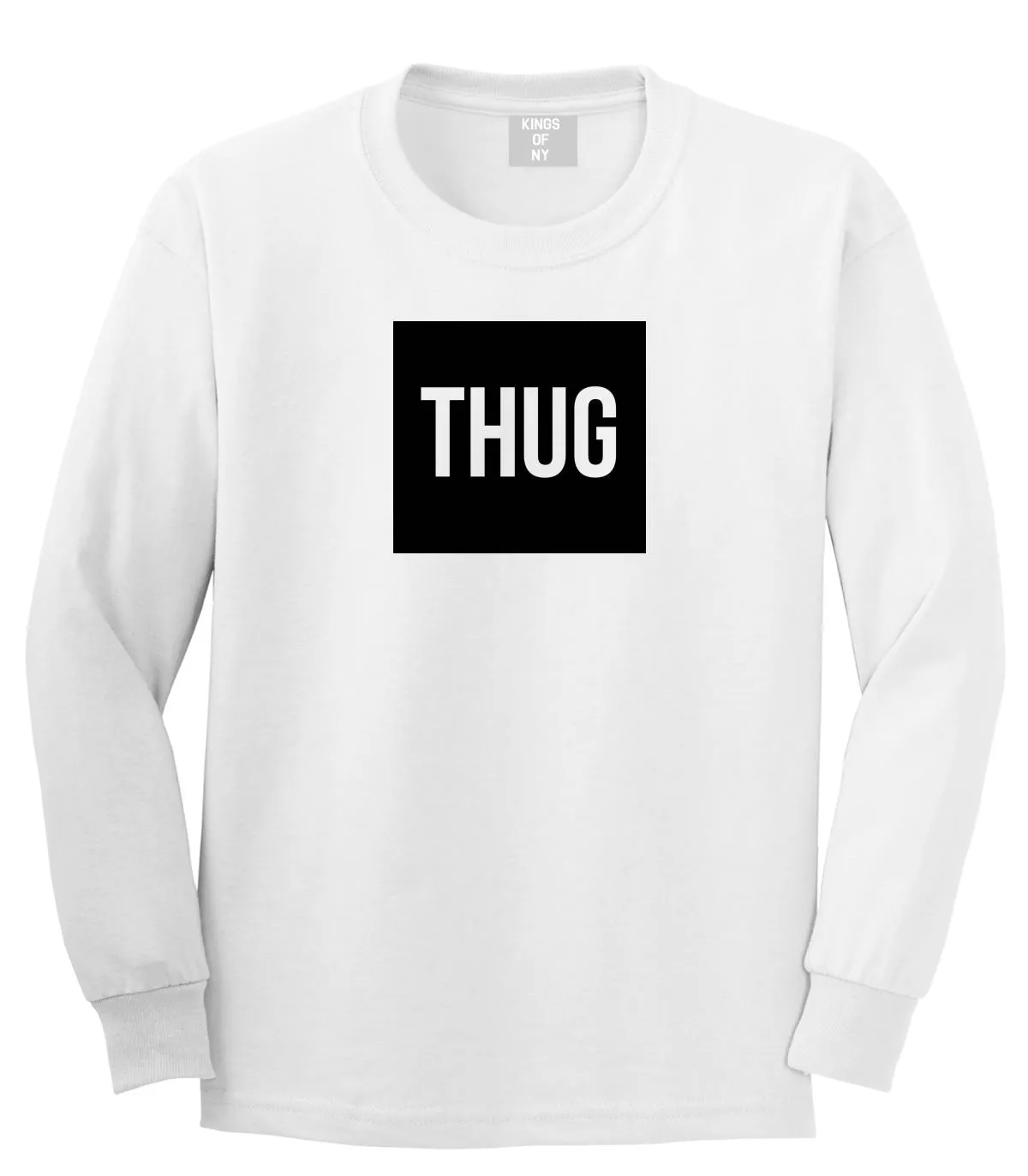 Thug Gangsta Box Logo Long Sleeve T-Shirt