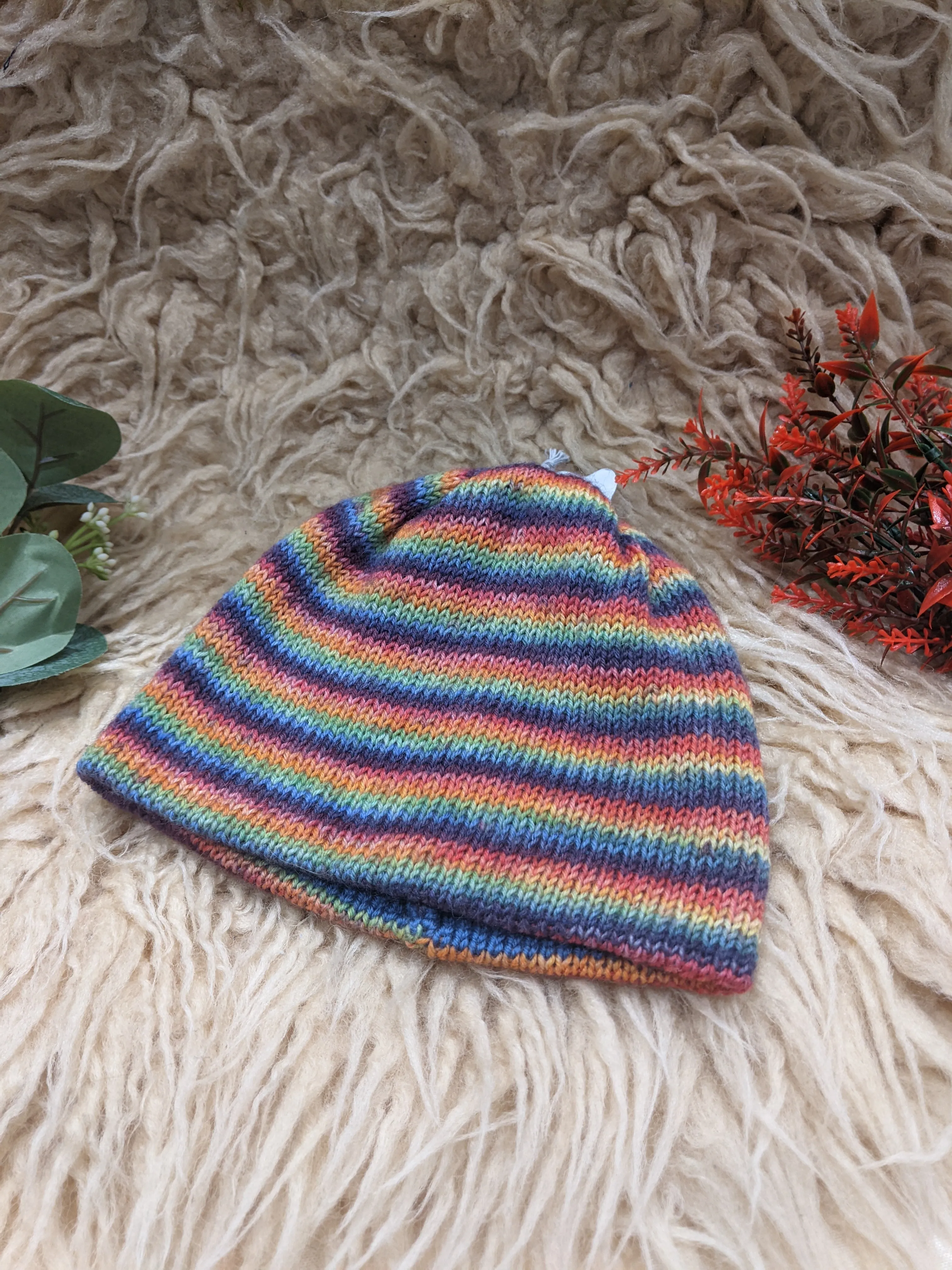 Toddler Hats 1-2yrs knitted wool mixed colour & designs (see listing)