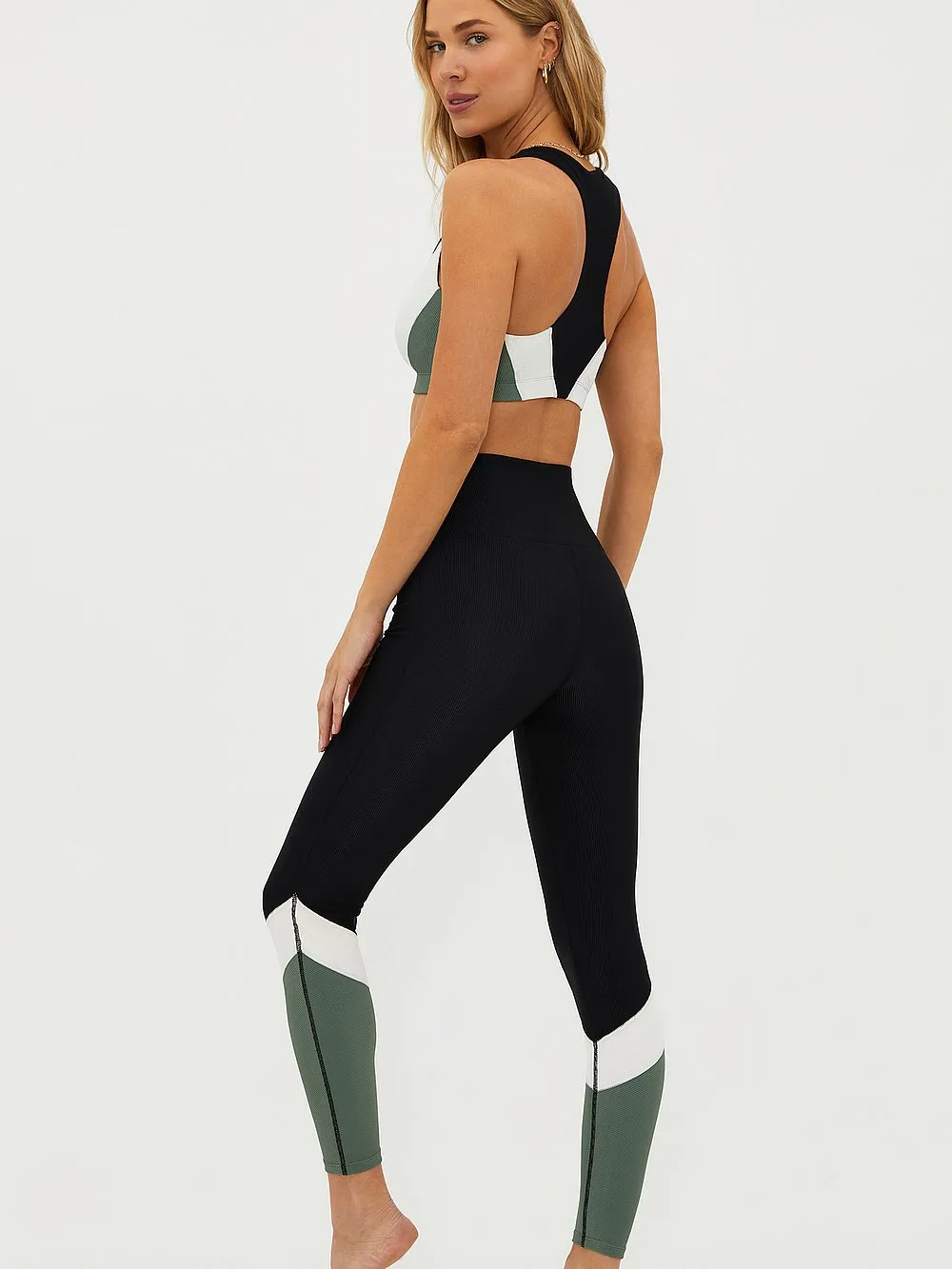 VIENNA LEGGING QUEEN PALM COLORBLOCK