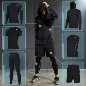 Winter Outdoor Quick Dry Running Sets Men